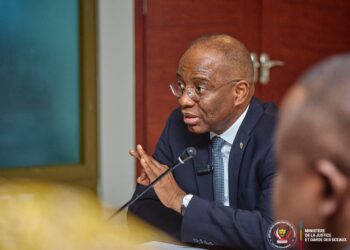 Le ministre d'État chargé de la Justice, Guillaume Ngefa