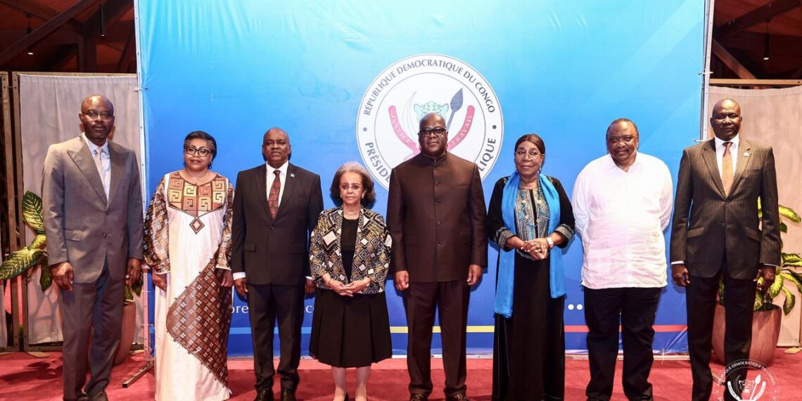 Le président congolais Félix Tshisekedi a reçu à Kinshasa une délégation du Panel des facilitateurs de l’Union africaine, composée de Sahle-Work Zewde, Uhuru Kenyatta, Catherine Samba-Panza et Mokgweetsi Masisi
