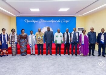 le Président Félix-Antoine Tshisekedi a reçu les députés nationaux et les sénateurs de l’Union sacrée de la Nation (USN)